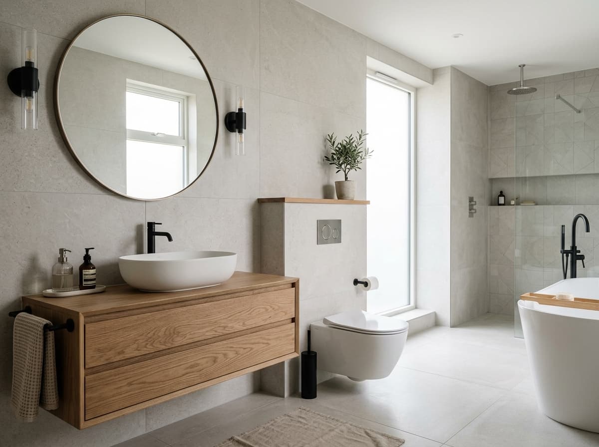 Designer washbasin and intelligent wall hung WC toilet sanitaryware suite